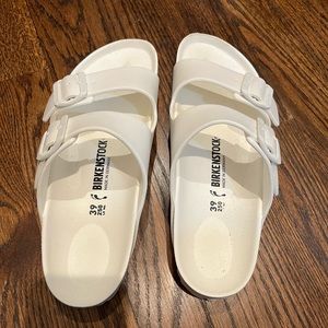 White Rubber Birkenstocks